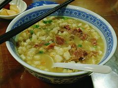 普通羊肉泡馍-老兰家传统烧烤炒菜泡馍(小南门店)