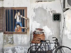 -槟城街头艺术街区