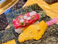 海胆生牛肉手卷-老乾杯和牛烧肉(王府中环店)