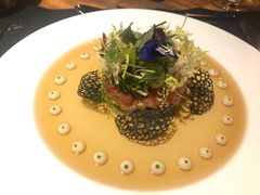 阿拉斯加帝王蟹配龙虾汤啫喱-AZUL by FUEL蓝色·法式酒馆(琶醍店)