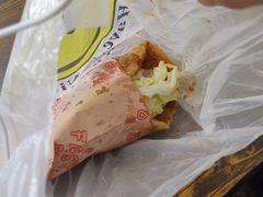 -小红车炸蛋葱油饼