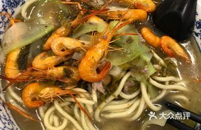 River Shrimp with Vegetables