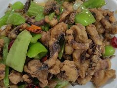 干煸鱿鱼-满口香饭店