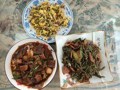 野豆角烧肉-文娟土菜馆(天柱山店)