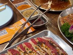 -明洞阿姨·韩式酱蟹烤肉·创意料理(三元桥店)