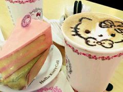 抹茶摩卡-Hello Kitty Cafe(弘大店)