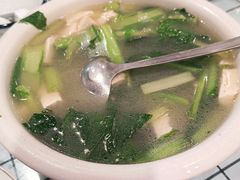 小白菜炖豆腐-钰田大院·碳烤虹鳟鱼·怀柔地道农家菜(雁栖湖店)