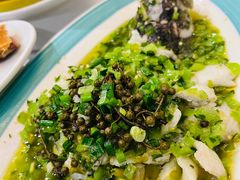 青椒鲈鱼-便宜坊烤鸭店(甜水园店)