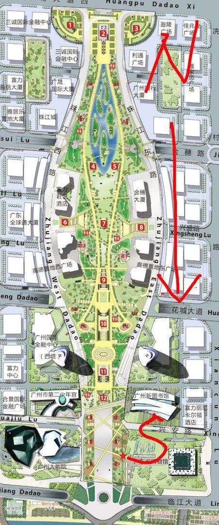 0元逛| 这样逛,花城广场的美景一个也不落下