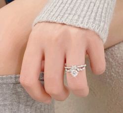 -钻石小鸟钻戒婚戒定制(石路店)