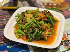 傣家酸竹笋炒通菜-呐咪傣园·云南菜(石厦店)
