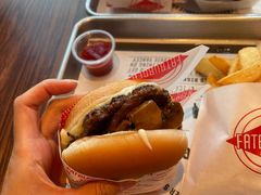 蘑菇牛肉汉堡-FATBURGER 特富客汉堡(外交公寓店)