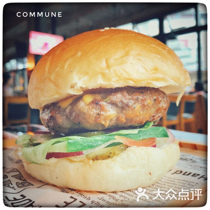 commune公社牛肉芝士汉堡图片 - 第1张