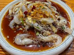 生呛白米虾-大家发海鲜城夜排档(华山中路店)