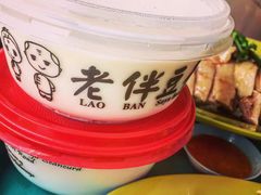 原味豆花&nbsp;+杏仁豆花-老伴豆花(麦士威熟食中心店)