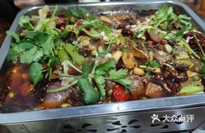 Grilled Crucian Carp Meal
