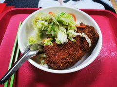 爆汁鸡排饭-北京大学-学五食堂