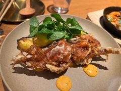 炸软壳蟹配烤凤梨色拉-SHAN山(前滩太古里店)