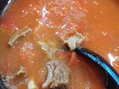 番茄牛腩-万和春排骨砂锅米饭(新业广场店)