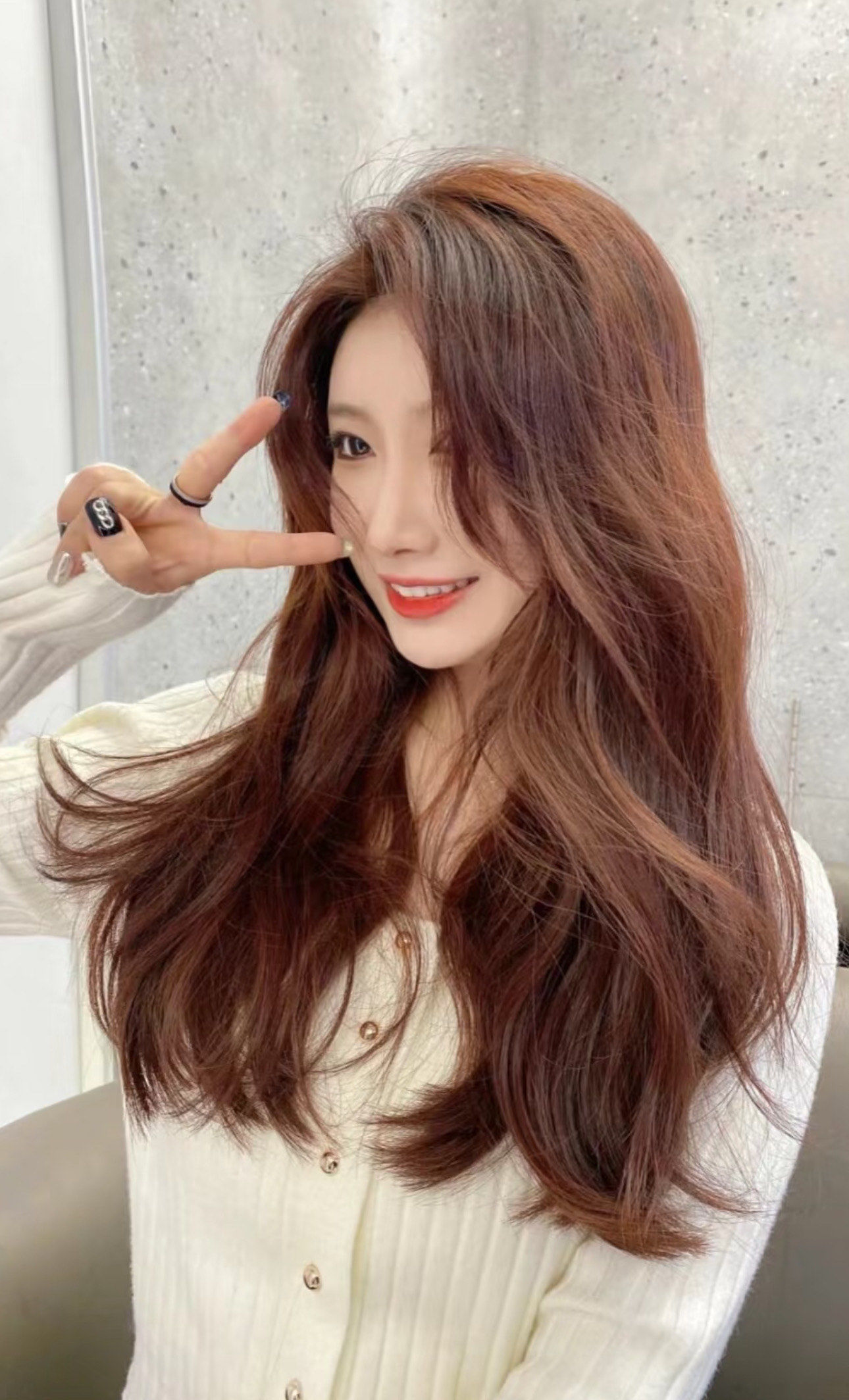 焦糖色头发,满满少女心