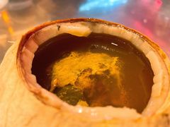 泰式椰皇炖乌鸡汤-陈鹏鹏潮汕菜(宝安机场T3航站楼店)