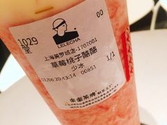 桃子草莓酪酪-LELECHA乐乐茶(美罗城店)