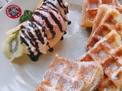 水果冰淇淋松饼-漫咖啡(浏阳河店)