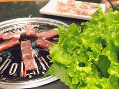 苏子叶生菜拼-韩味园果木炭烤鲜肉(陵东街店)