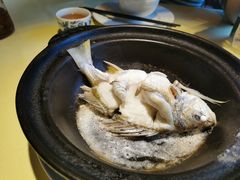 油盐焗海立鱼-百味馆·粤菜·湛江菜(后海花园店)