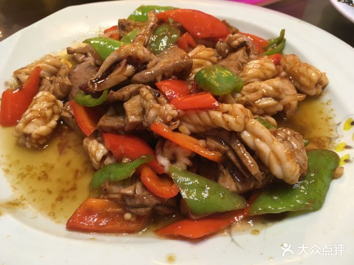 东北饺子手擀面私房菜(迎春路总店)油爆双花图片