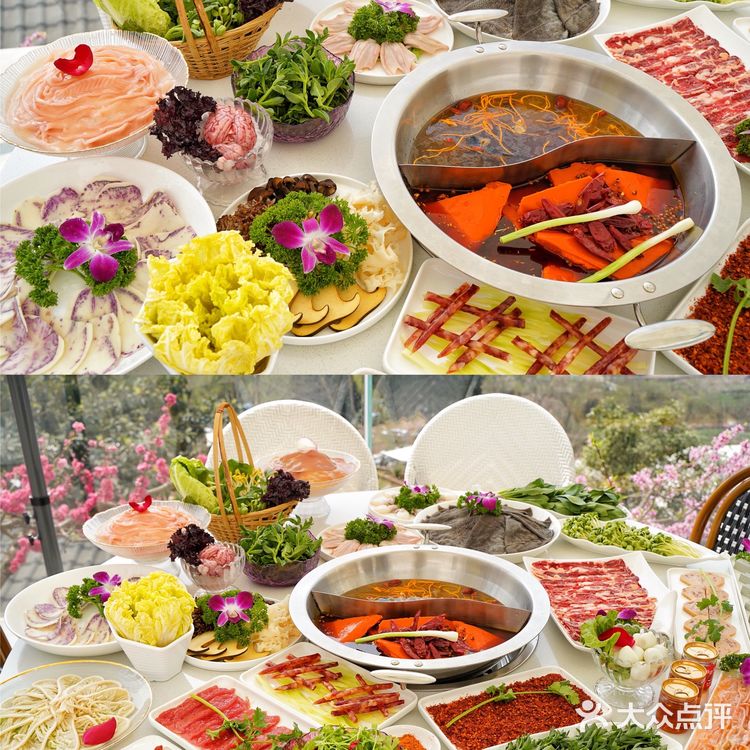 成都探店🌸莫奈的秘密花园居然是家火锅店