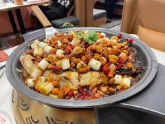 宫保鸡丁烤鱼（清江鱼/斤）-锦尚阁烤鱼(望京新荟城店)