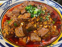 辣子蒜鸭血-福苗小骆驼烧烤(大唐不夜城店)