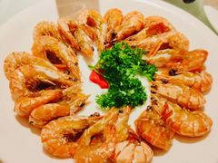 元宝煎红虾-申粤轩酒楼·三十年粤菜经典(丁香花园店)