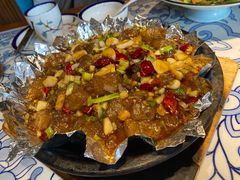 铁板牛肉炒凉皮-群英会·三国菜(曹魏古城店)