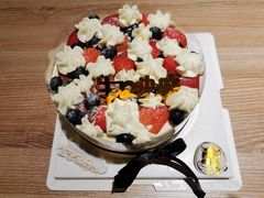 草莓蓝莓奶油花千层蛋糕-欢牛蛋糕屋(萧山万象汇店)