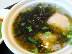 紫菜鱼丸汤-百事佳烧鸭牛腩(上海虹桥站店)