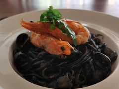 墨鱼汁海鲜意面-UPPER KITCHEN(延安路店)