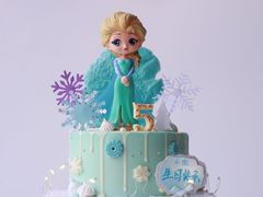 -咖咖熊蛋糕定制·英国蓝风车动物性淡奶油