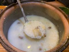 深海花胶松茸干贝粥-金穗园·砂锅粥.醉鸡煲火锅(长寿路店)