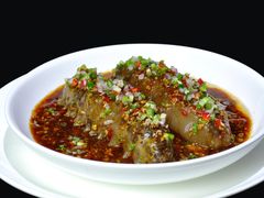 肉沫烧海参-迪拜七星酒店·京港酒楼