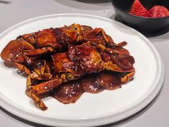 毛蟹炒年糕-屋里厢上海菜馆