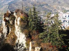 老爷山山脊上的松树-老爷山风景区