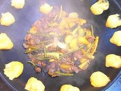 锅边馍馍-水岸庭院·乡村柴火鸡