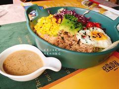 金枪鱼牛油果拌饭-怪兽炸鸡.轻沙拉(锦州店)