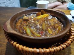 咸鱼鸡粒茄子煲-熠盛粤味(永康路店)