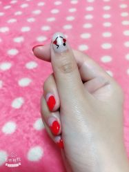 -手牵手美甲