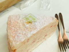 水蜜桃千层蛋糕-奈雪的茶(东莞汇一城店)