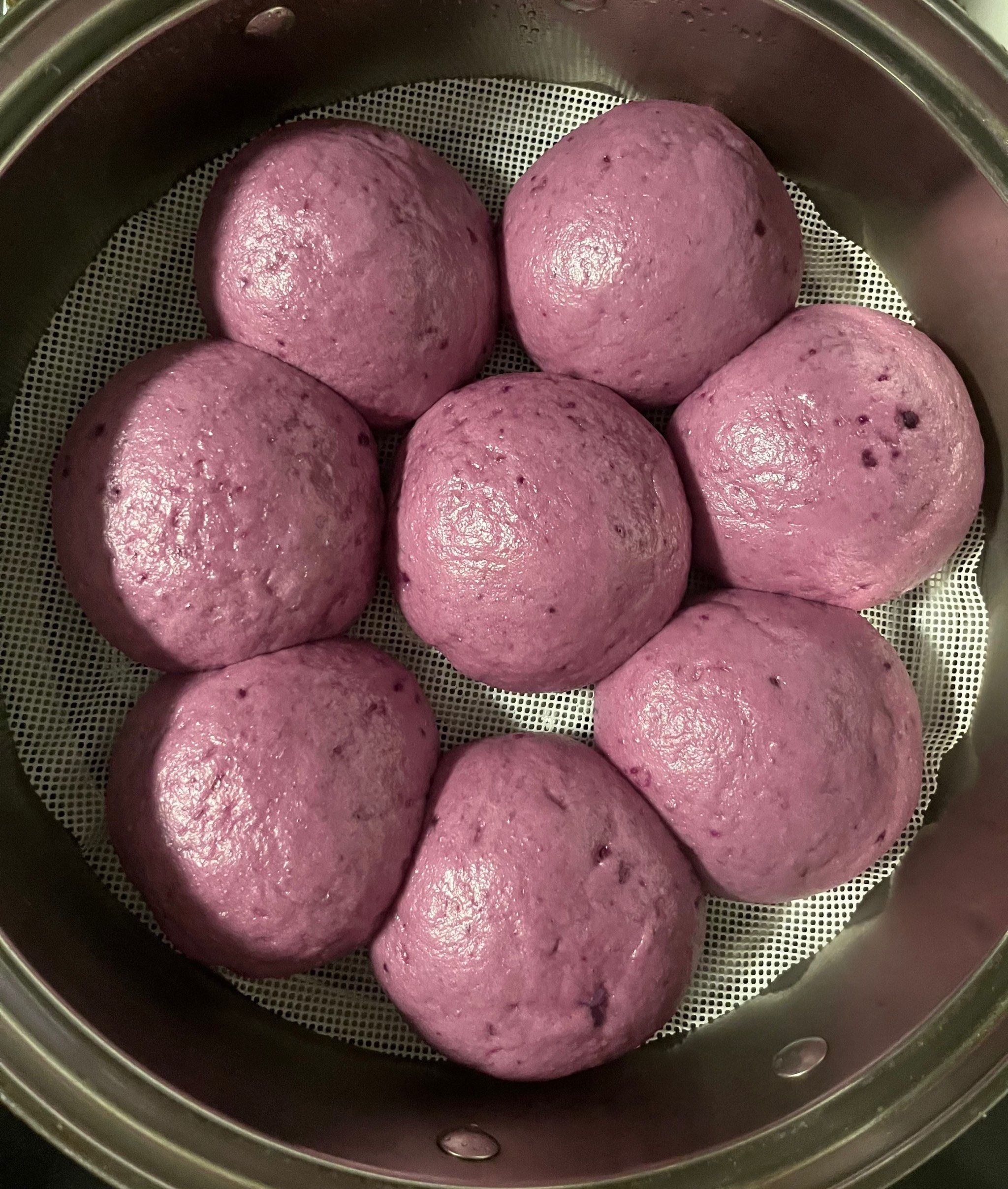 超治愈的紫薯馒头