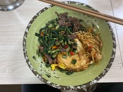 黄瓜皮炒牛肉-刘氏三和面馆